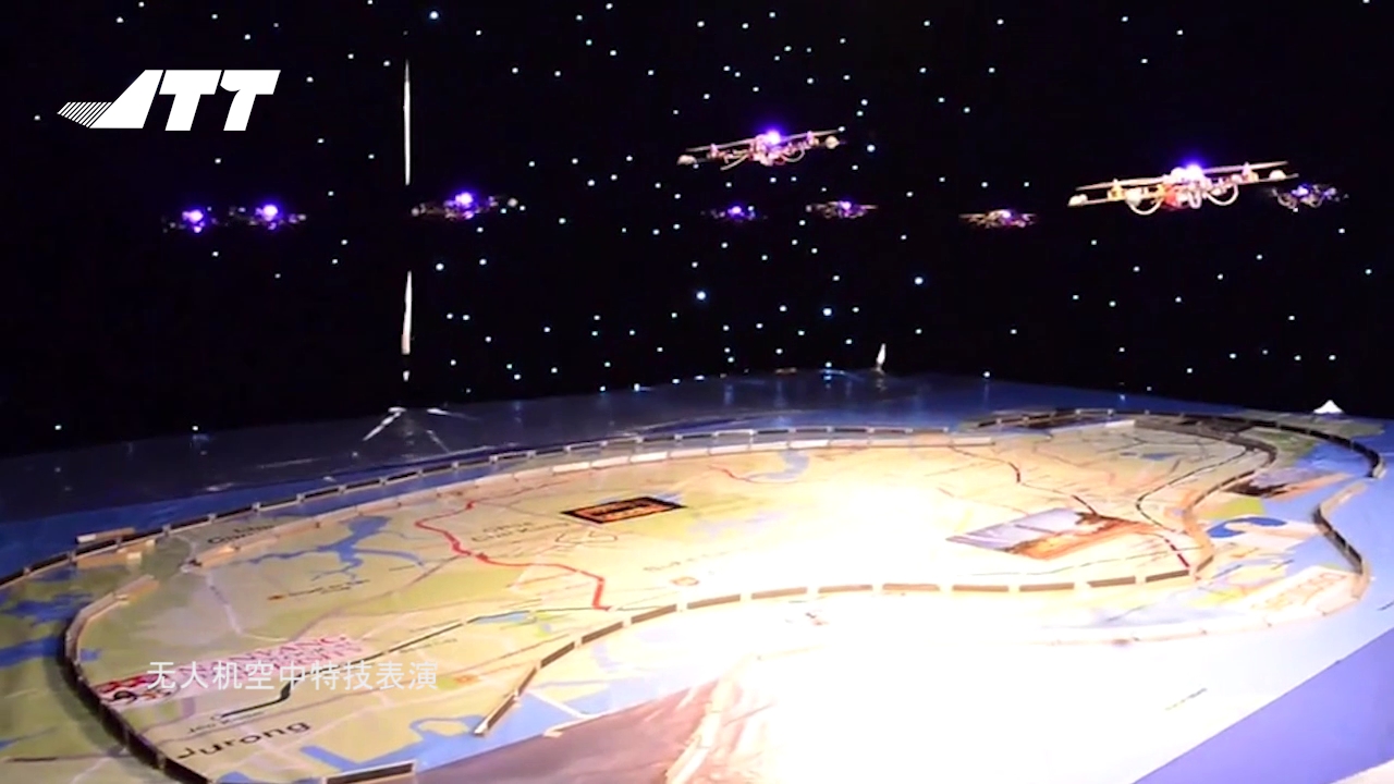 JTT無人機(jī)空中特技表演